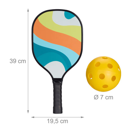 Sada na pickleball 4 pálky a 8 míčků