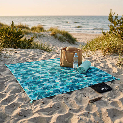 Picknickdecke 200x200 cm, wasserdicht, isolierte Rückseite
