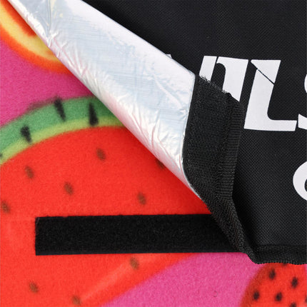 Picnic Mat, Fruit Design, 200x200 cm, PE Alu