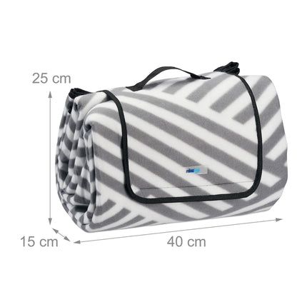 Picnic blanket 200 x 200 cm striped