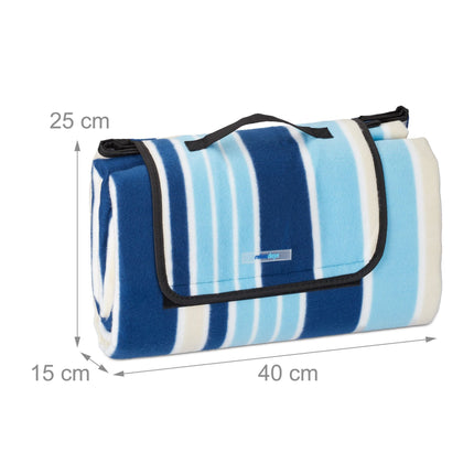 Picnic blanket 200 x 200 cm striped
