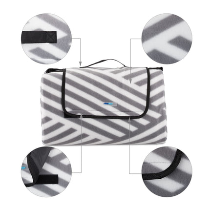 Picnic blanket 200 x 200 cm striped