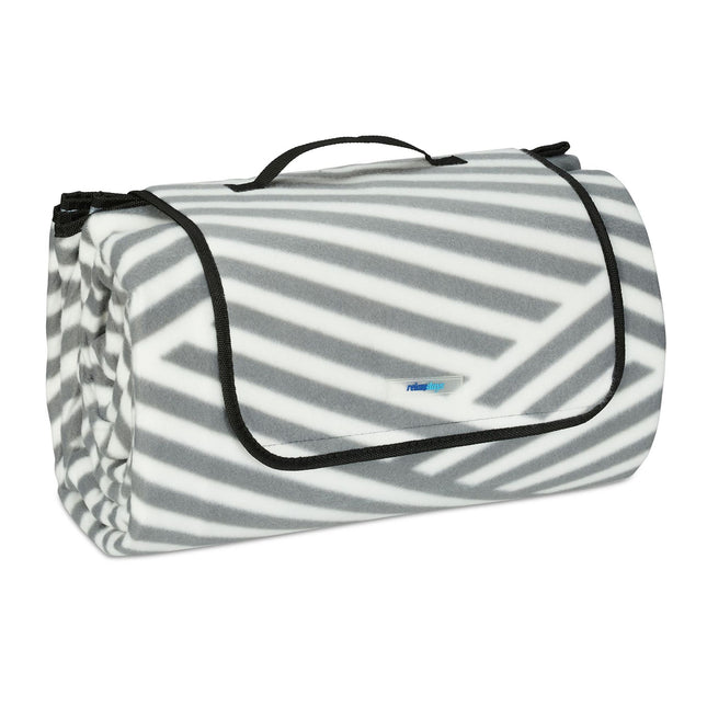 Picknickdecke 200 x 300 cm gestreift