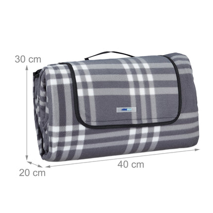 Picknickdecke 300 x 200 cm gestreift