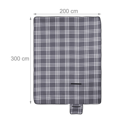 Picknickdecke 300 x 200 cm gestreift