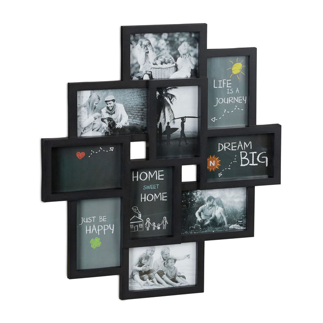 Picture frame collage 10 pictures