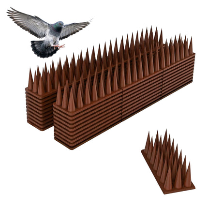 Taubenspikes, 20er-Pack Kunststoff 3-reihig zuschneidbar