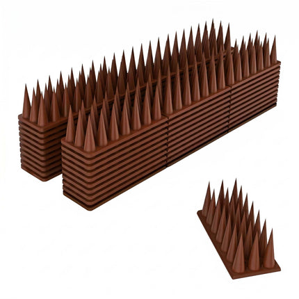 Taubenspikes, 20er-Pack Kunststoff 3-reihig zuschneidbar