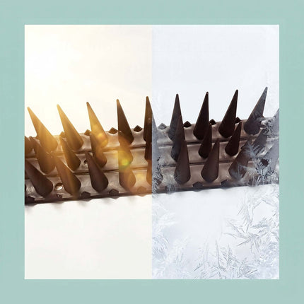 Taubenspikes, 20er-Pack Kunststoff 3-reihig zuschneidbar