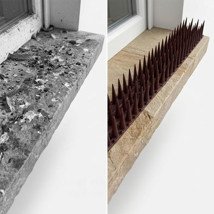 Taubenspikes, 20er-Pack Kunststoff 3-reihig zuschneidbar
