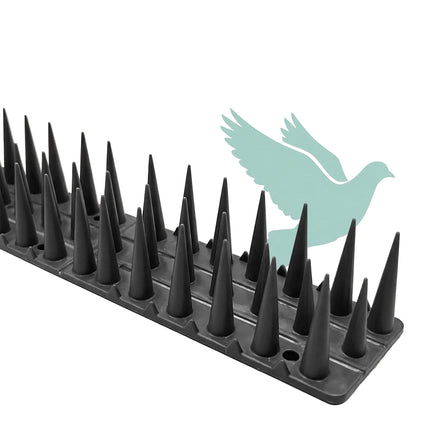 Taubenspikes, 20er-Set – 3-reihige, zuschneidbare Leisten