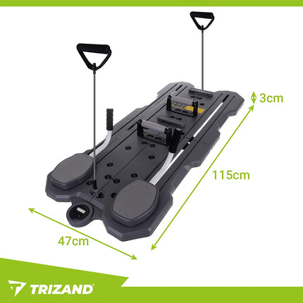Pilates Board mit Zähler, rutschfest, Home Fitness