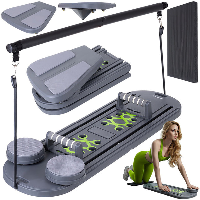 Pilates-Brett mit Griffen, 97x35 cm, Home Fitness