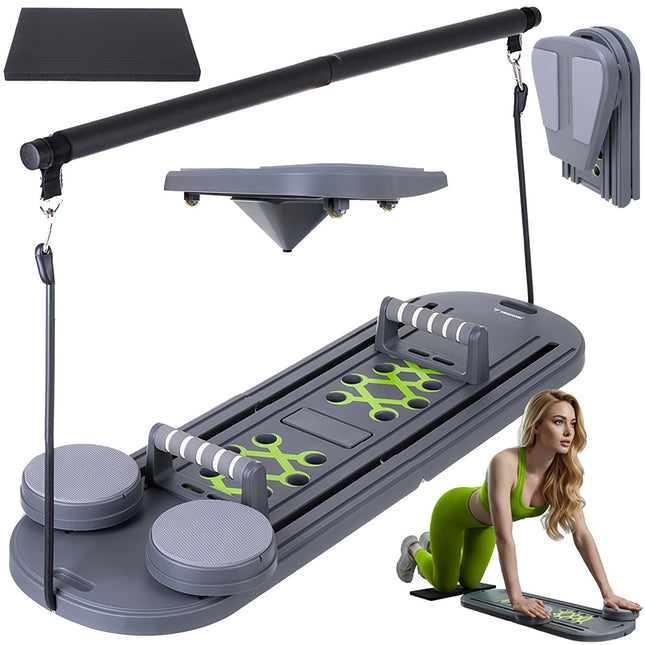 Pilates-Brett mit Griffen, 97x35 cm, Home Fitness
