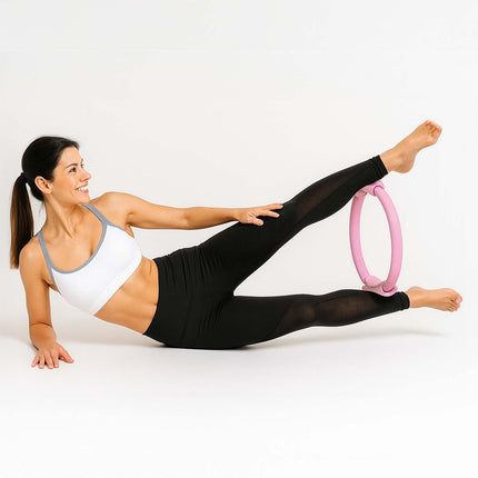 Pilates kruh – lehký, průměr 14 palců, růžová