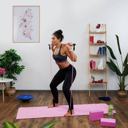 Équipement d'exercice Pilates avec bandes de résistance