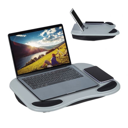 Pillow for laptop gray