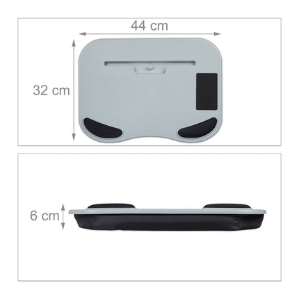 Pillow for laptop gray