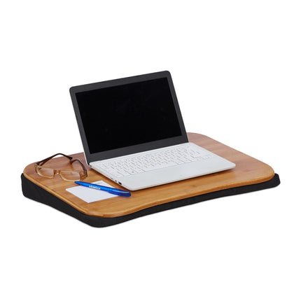 Kissen für Laptop aus Bambus