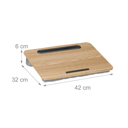 Polštář pod notebook s držákem na mobil