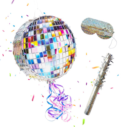 Pinata Party Set, 3-teilig mit Schlagstock und Augenbinde