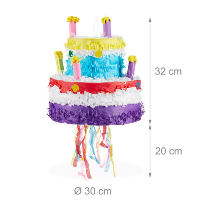 Pinata birthday cake