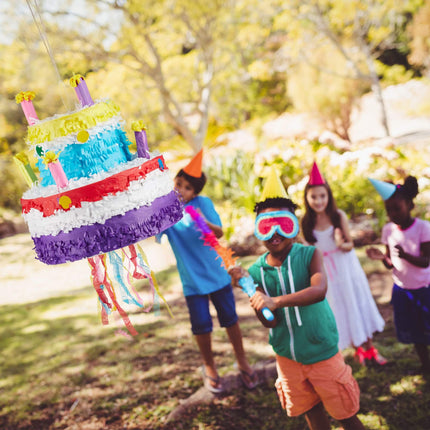 Pinata birthday cake