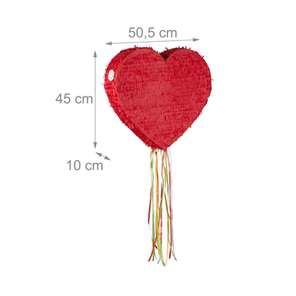 Piñata rotes Herz