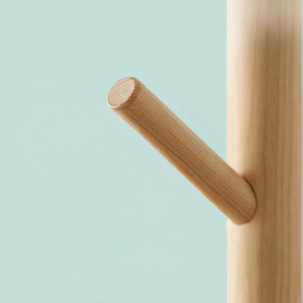 Pine Coat Stand with 8 Hooks – Adjustable Height