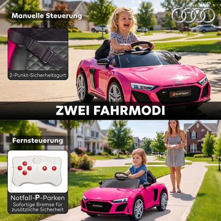 Pink 12V Kids Electric Car with Remote & Suspension