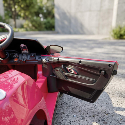Pink 12V Kids Electric Car with Remote & Suspension