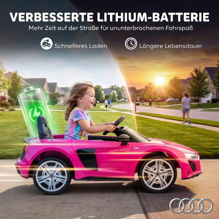 Pink 12V Kids Electric Car with Remote & Suspension