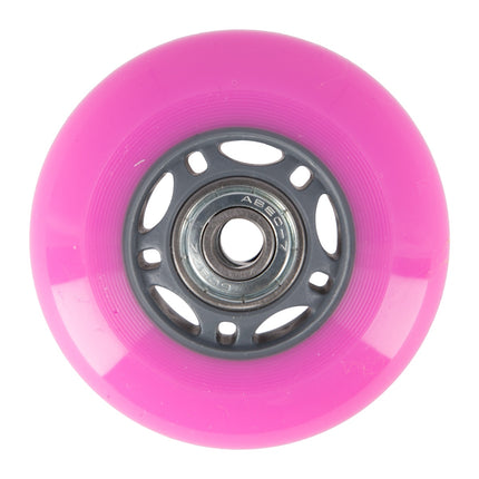Pink 70x24 82A Rollen (4) + ABEC-7 Kugellager (8) Set