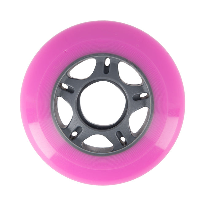 Rosa 72x24mm 82A Skateboard-Rollen, 4er-Set