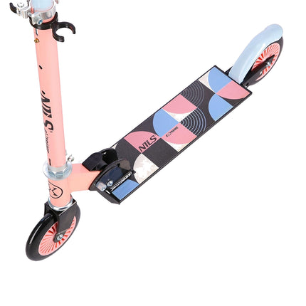 Pink-Blue Kids Scooter, Adjustable Height