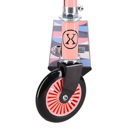Pink-Blue Kids Scooter, Adjustable Height