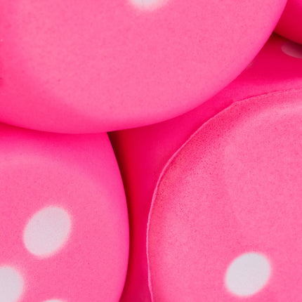 Rosa Schaumstoff-Würfelset – 6 weiche Zahlenwürfel für Kinder