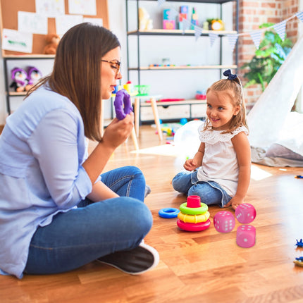 Rosa Schaumstoff-Würfelset – 6 weiche Zahlenwürfel für Kinder