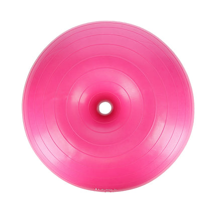 Gymnastický míč donut – odolný, 65 cm, růžová