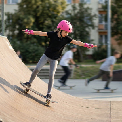 Pink Helmet for Skating, S (52-56cm), Lightweight