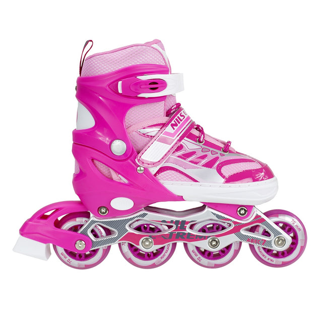 Pink Inlineskates, Größe L – Verstellbare Passform