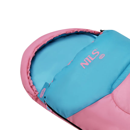 Pink Junior Sleeping Bag – Lightweight, Compact