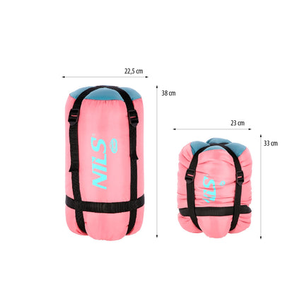 Pink Junior Sleeping Bag – Lightweight, Compact