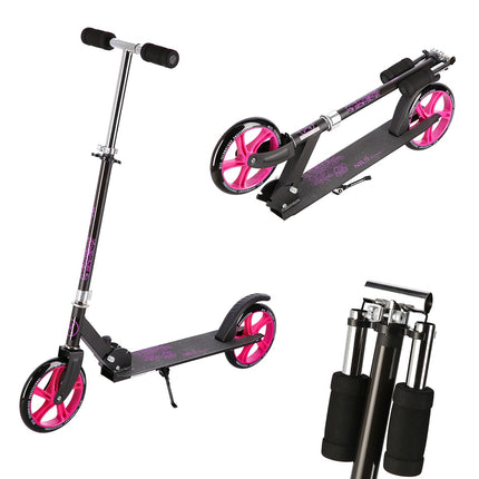 Pinker Tretroller, höhenverstellbar, leichtgewichtig
