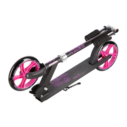 Pinker Tretroller, höhenverstellbar, leichtgewichtig