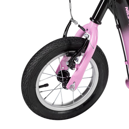 Pink Kids' Scooter, Adjustable Height, Lightweight