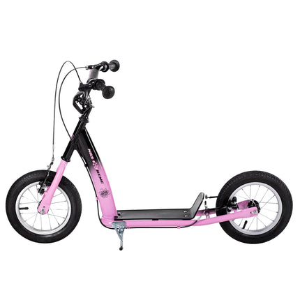 Pink Kids' Scooter, Adjustable Height, Lightweight