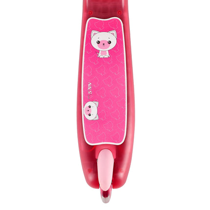 Pink Kids Scooter with Adjustable Handlebar