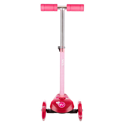 Pink Kids Scooter with Adjustable Handlebar