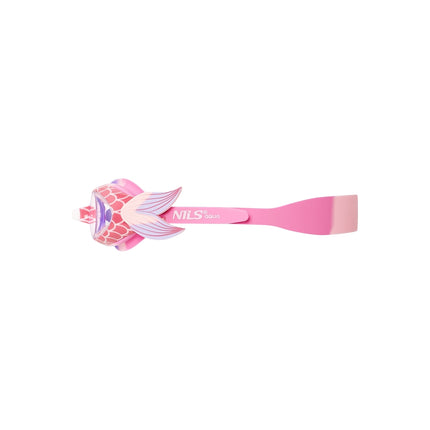 Pinke Meerjungfrauen Junior Schwimmbrille – Anti-Beschlag, UV-Schutz